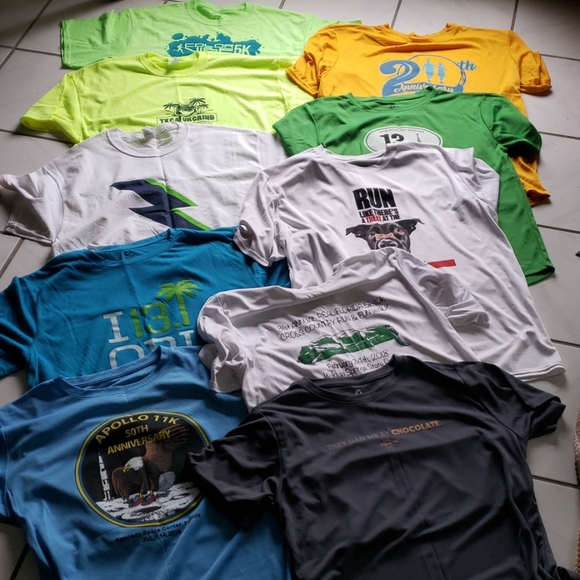 various Tops - Unique brand new bundle of Fla race shirts (10)